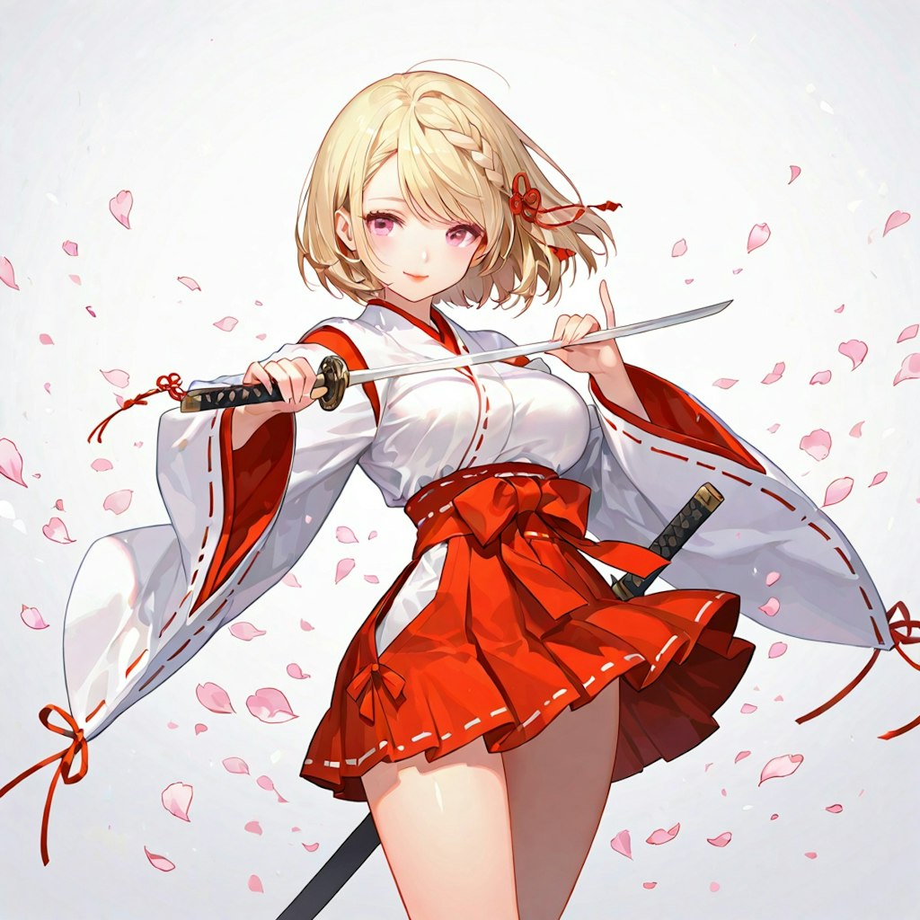 巫女舞　剣舞