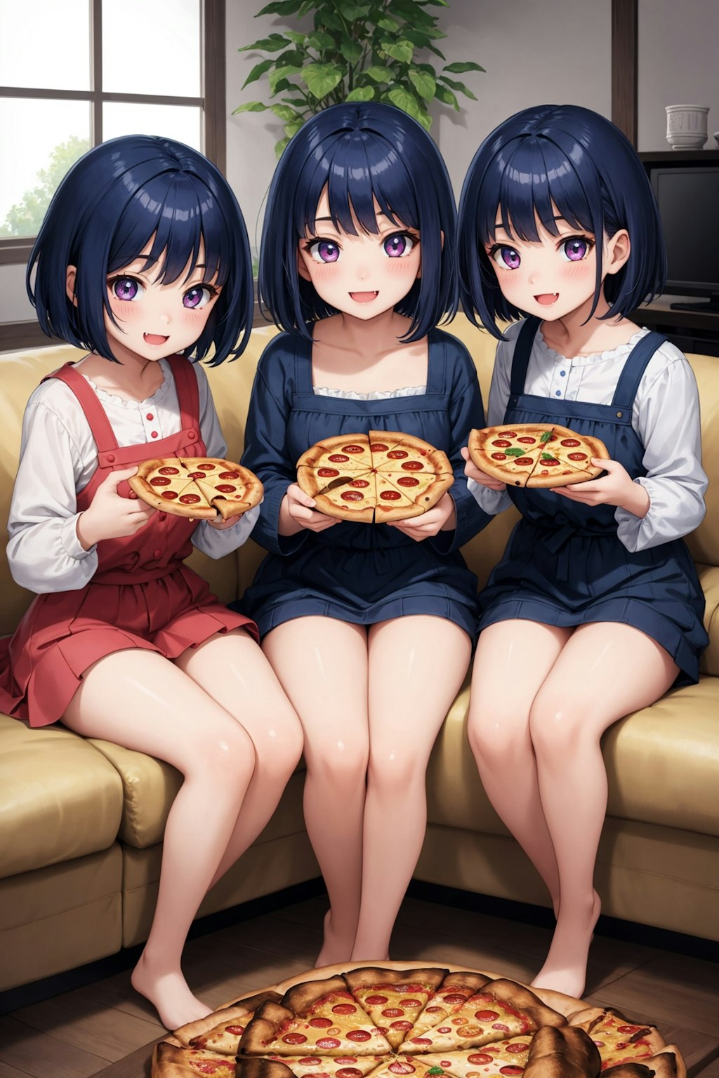 11月20日はピザの日 3姉妹でピザパーティ