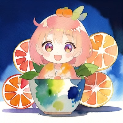 柑橘系チビガール | の人気AIイラスト・グラビア