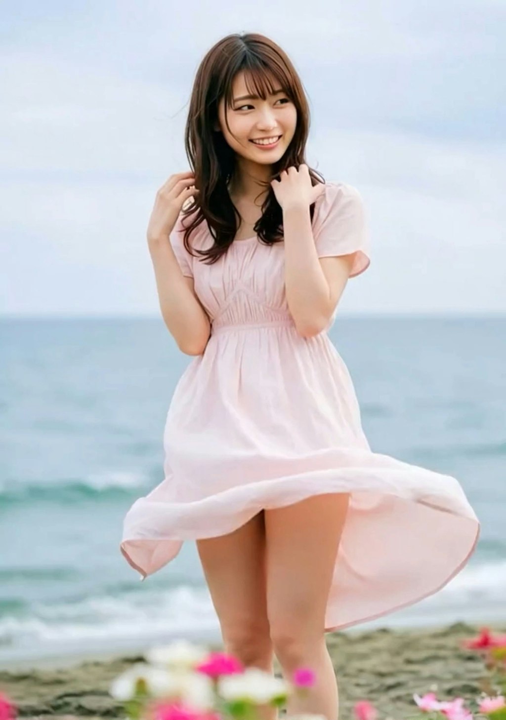 妹パンチラ