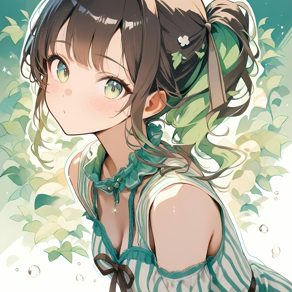 チョコミントドレス。