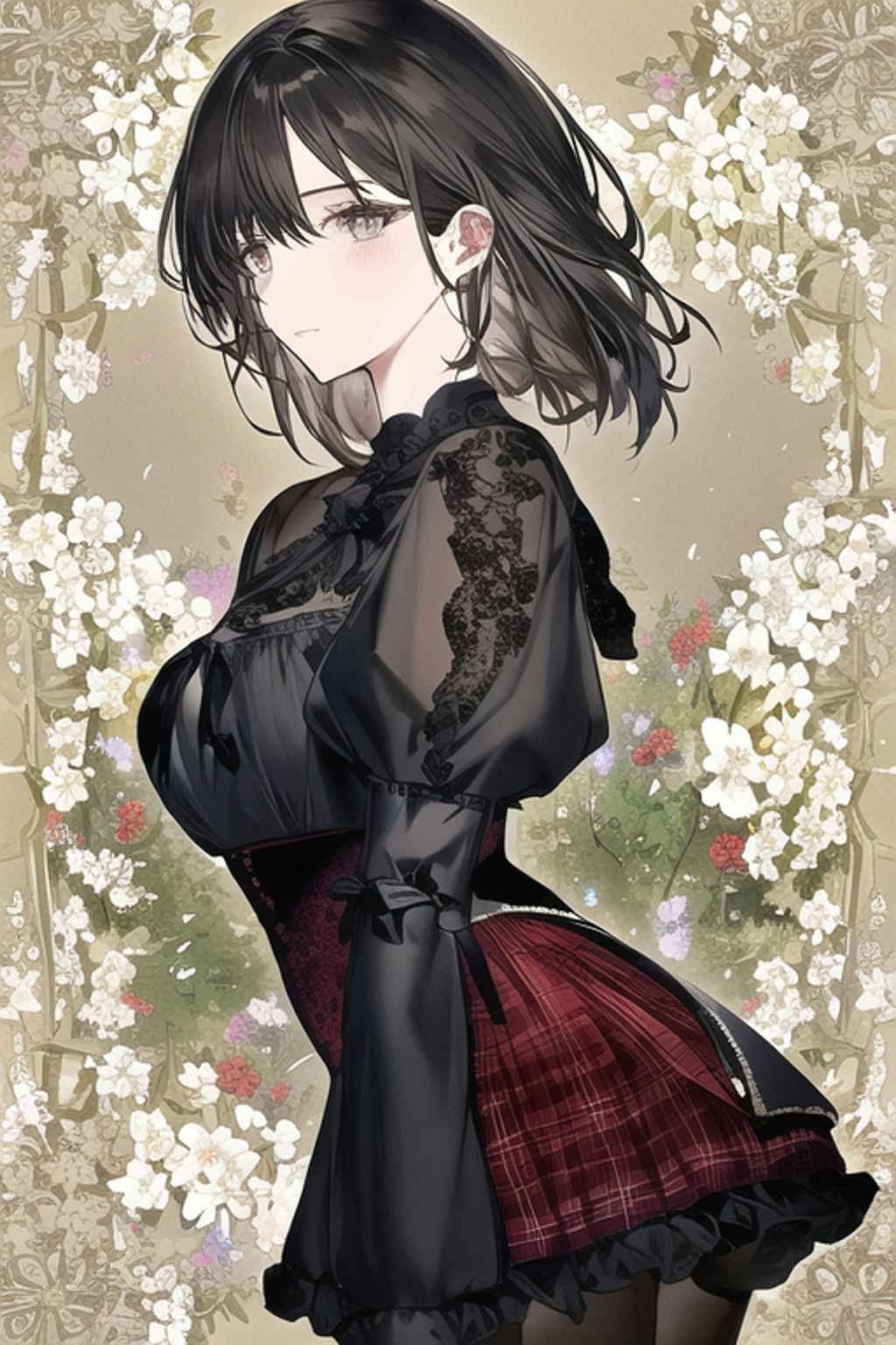 Victorian-style dress