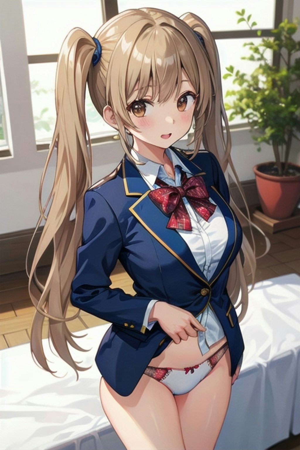 School twintails girl