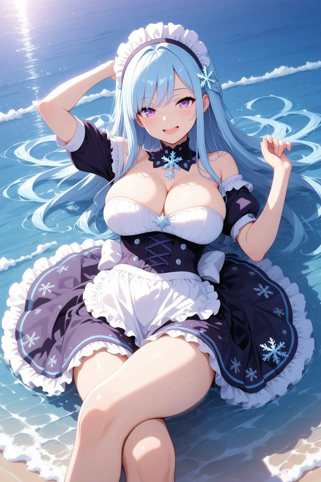 濡れちゃいますね♡