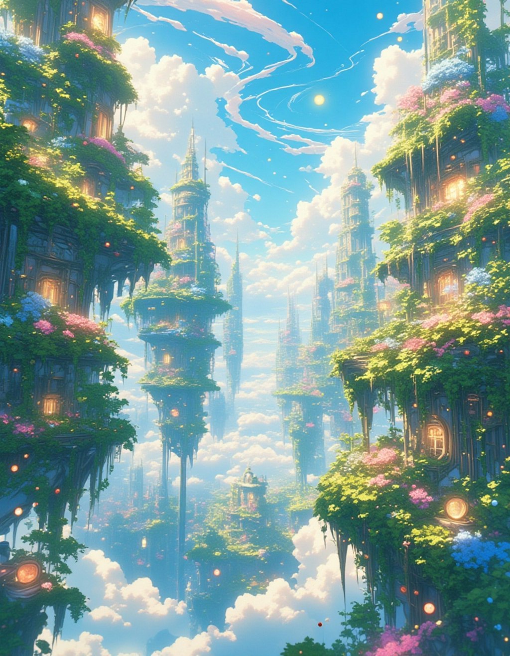 分厚い雲を抜けた先の風景