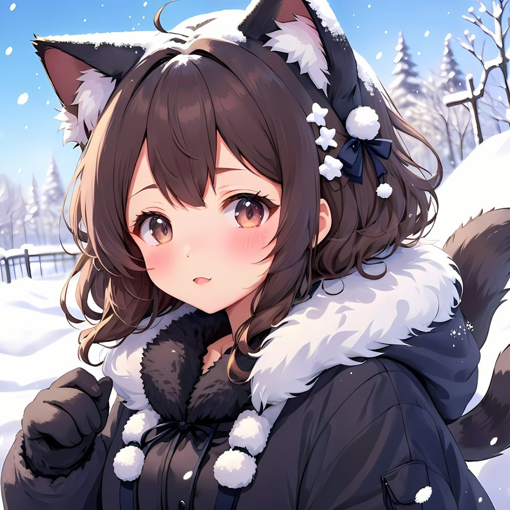 猫耳娘。