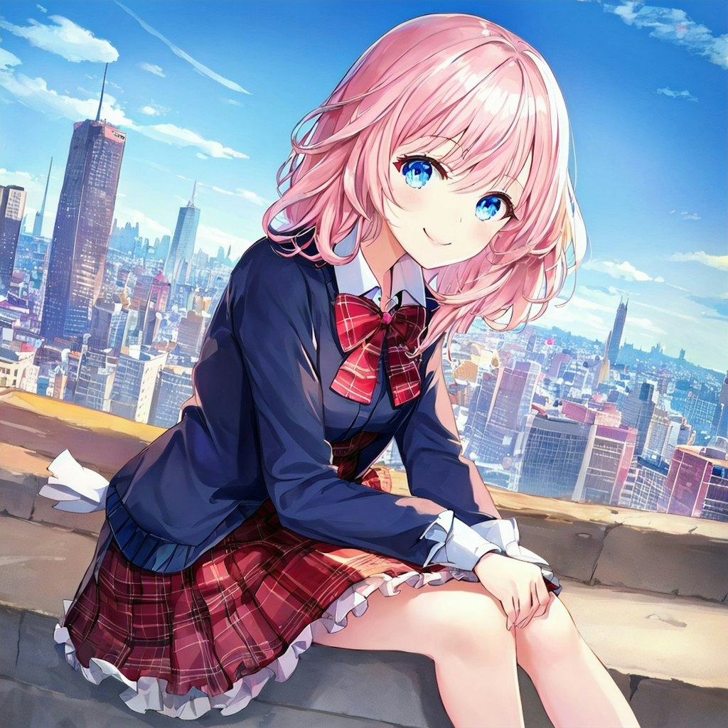 都会の女の子 city girl