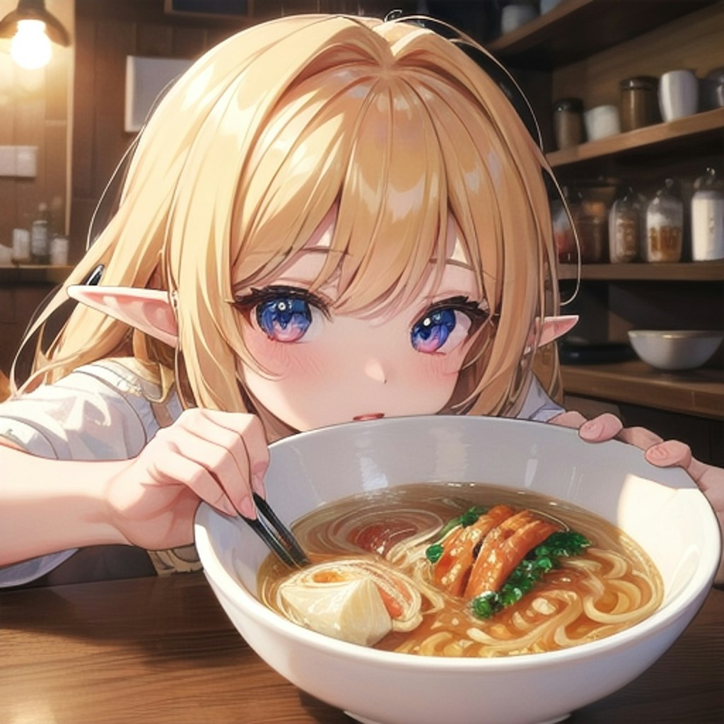 エルフ×麺