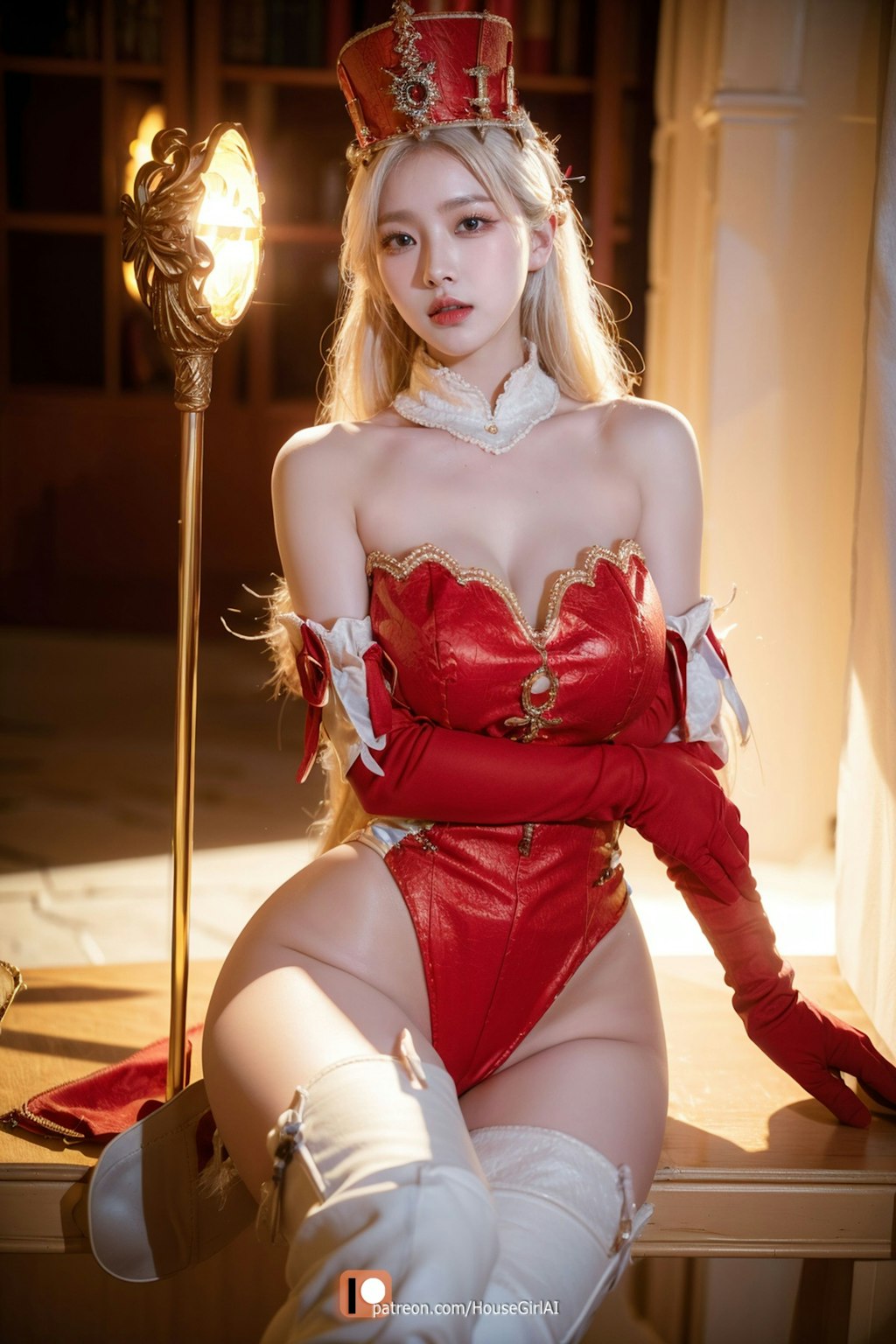 AI Girl Vol 532 | Red magic priestess