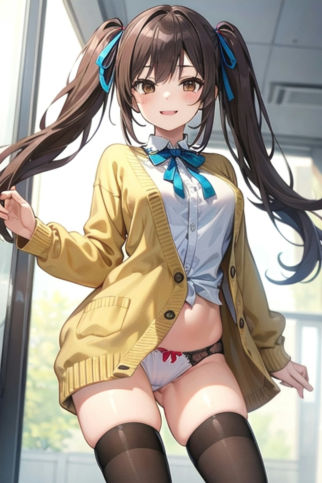 School twintails girl