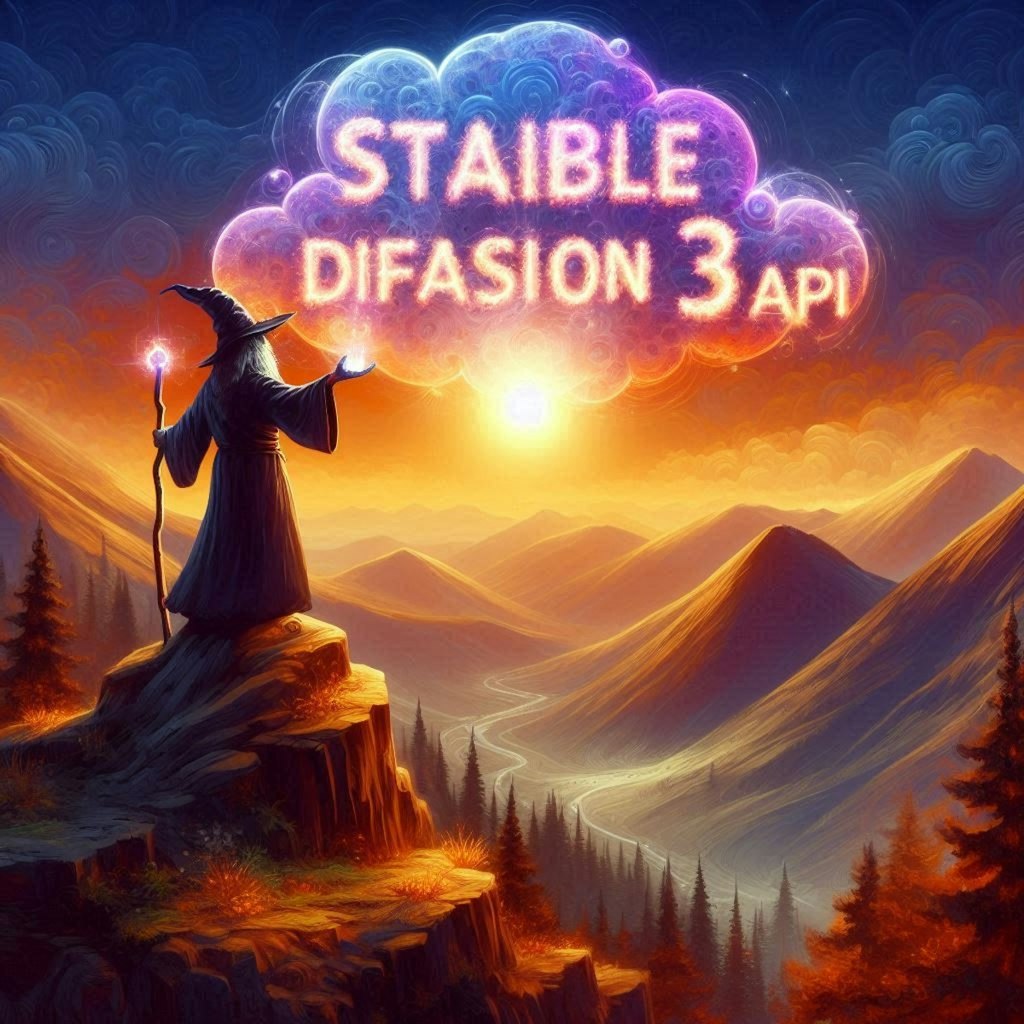 魔法使いは"Stable Diffusion 3 API"の文字を出せるか？ by DALL-E3