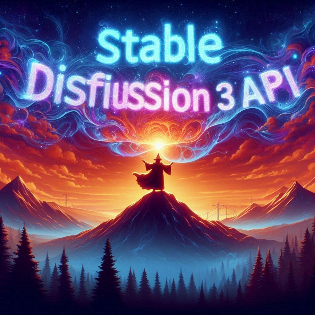魔法使いは"Stable Diffusion 3 API"の文字を出せるか？ by DALL-E3