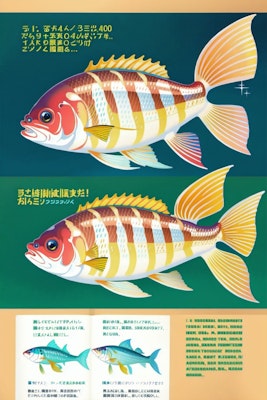 セントレイク湖の魚類図鑑の１ページ２