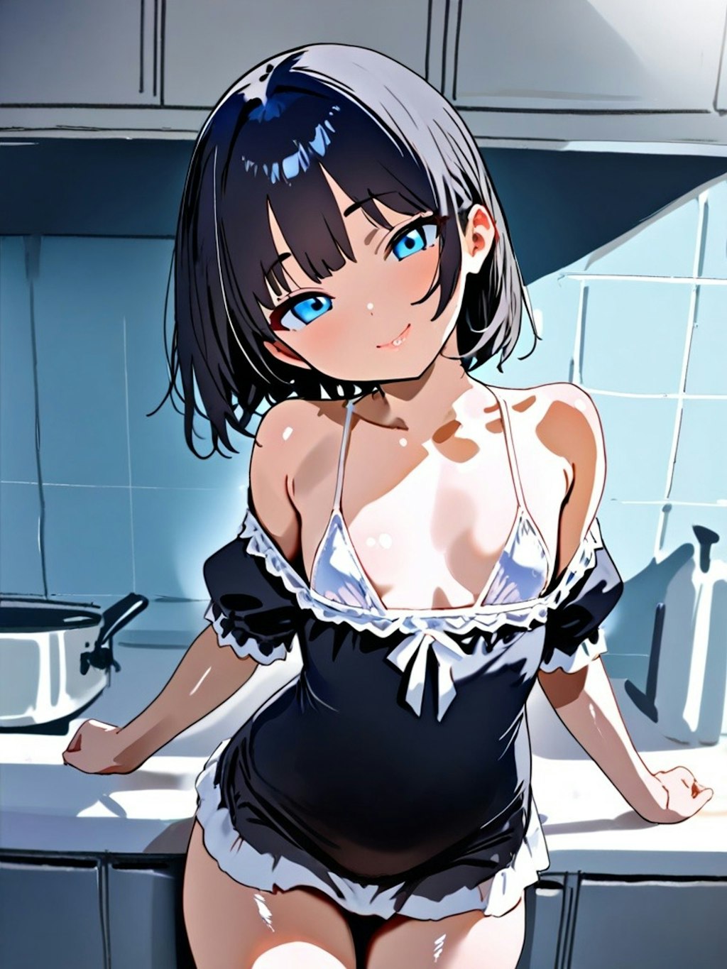 濡れたから着替えないと…