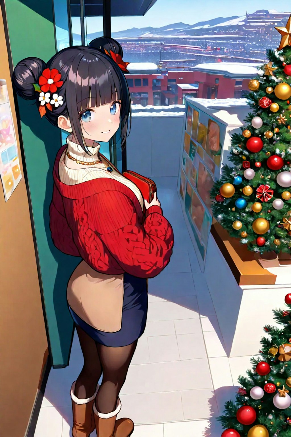 クリスマス🎄🎅🎁のおでかけおだんごちゃん🍡✨