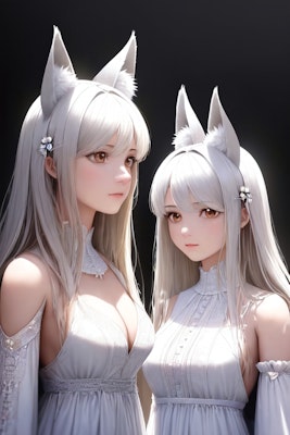 白狐の姉妹
