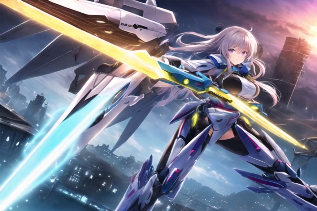 WING UNIT GIRL 6 (lightning blade)