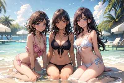 海辺の３姉妹