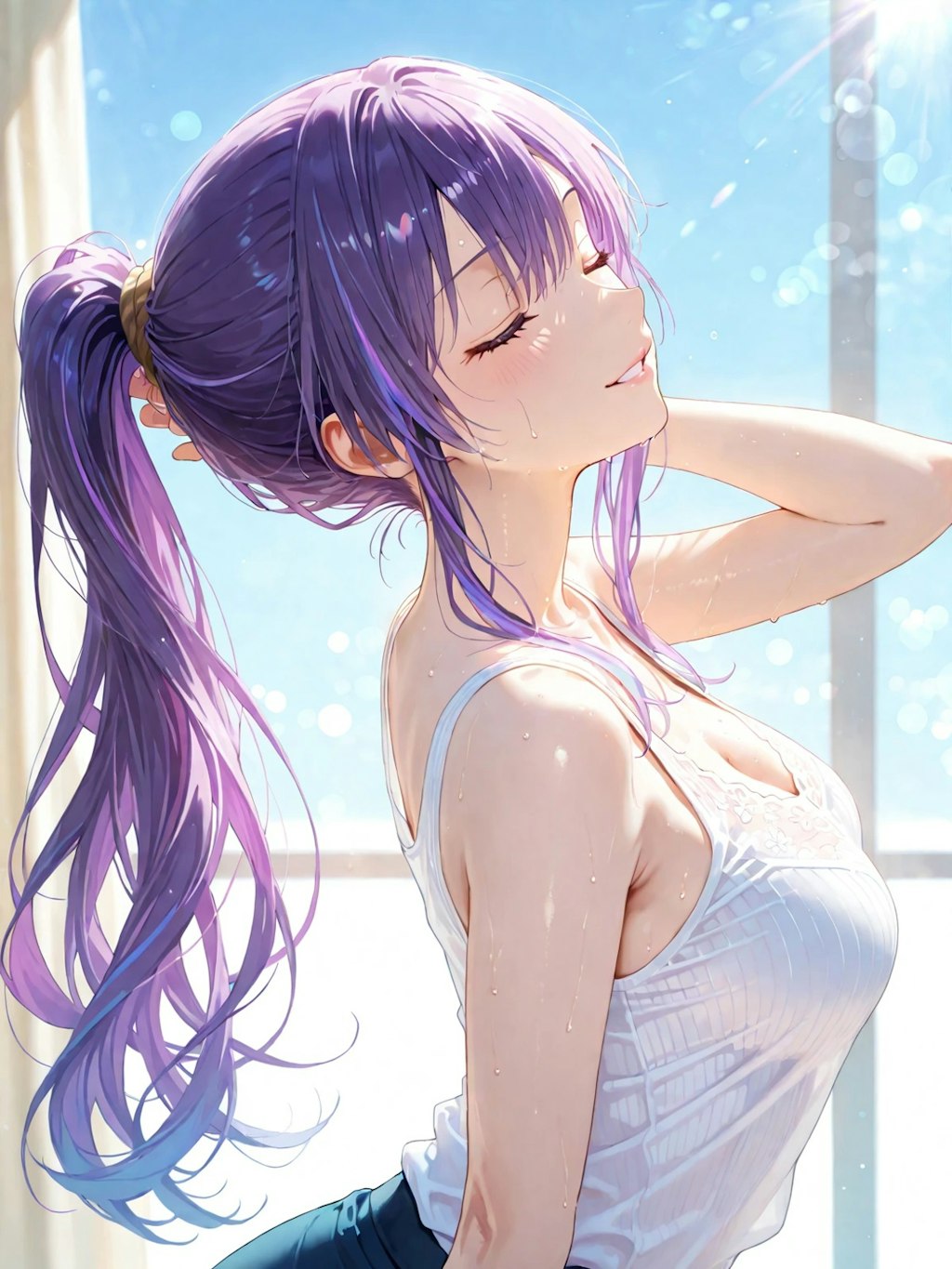 背中を魅せる