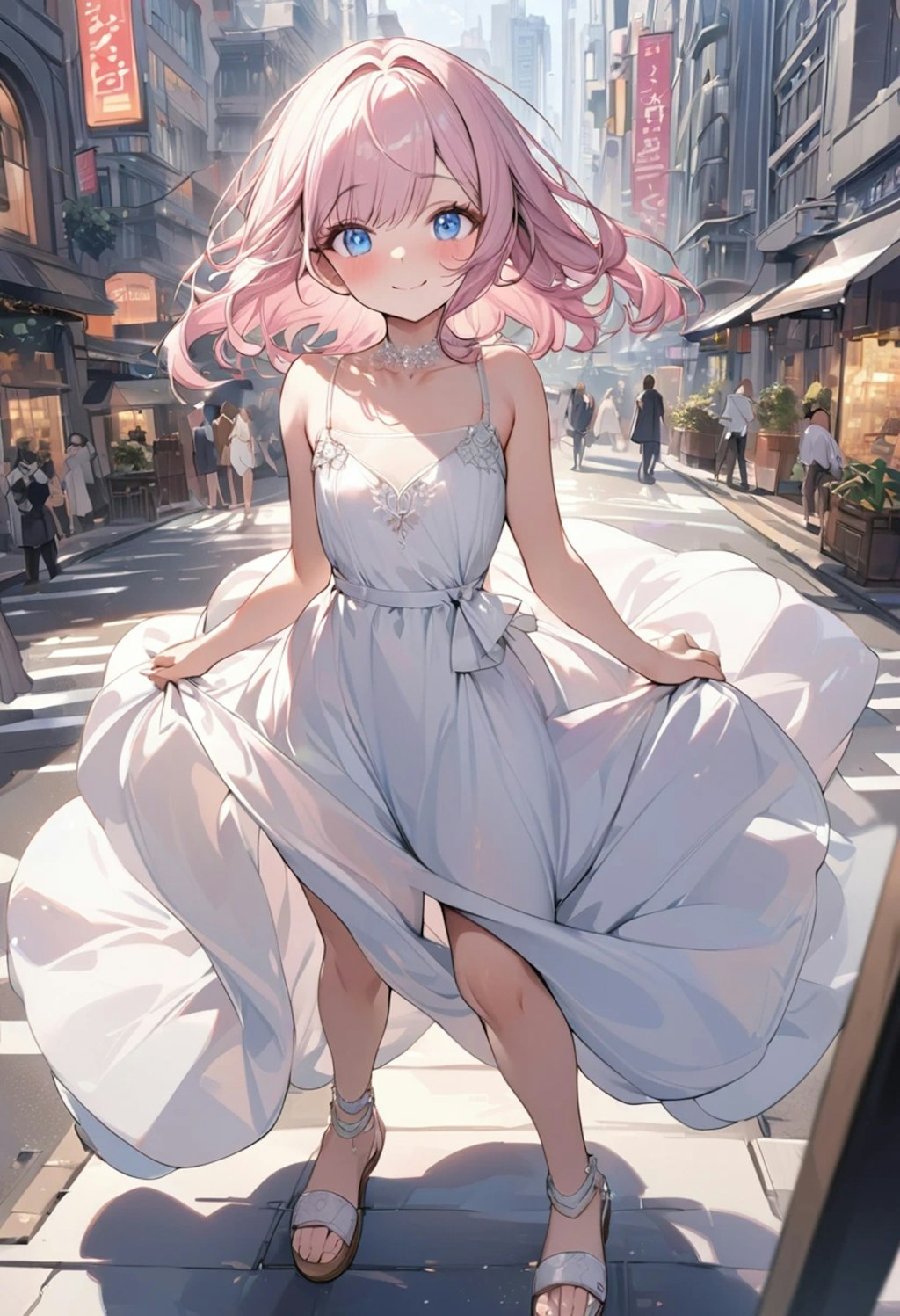 豪華なワンピース Gorgeous dress