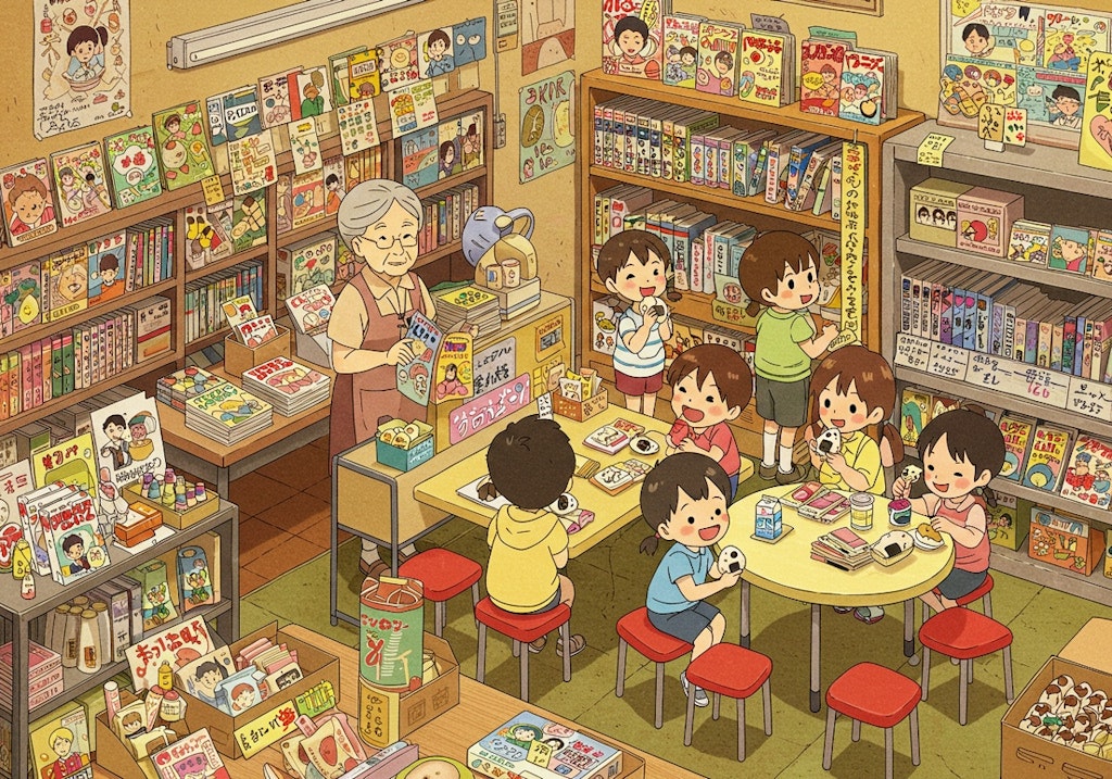 本屋で駄菓子屋でこども食堂