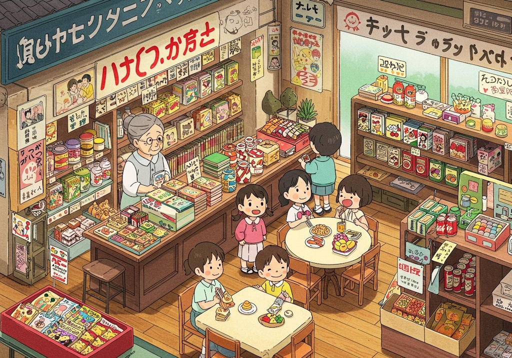 本屋で駄菓子屋でこども食堂
