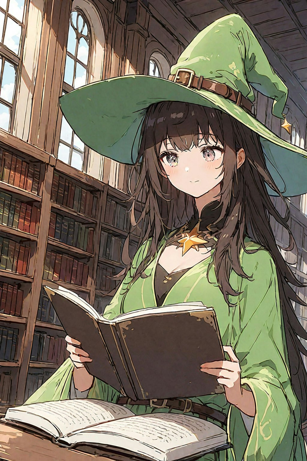 読書する魔女