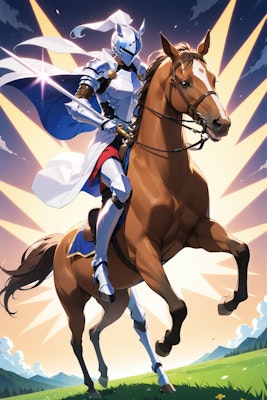 馬に乗った騎士