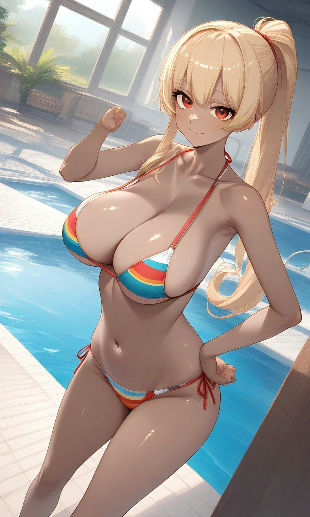 褐色ビキニギャル50