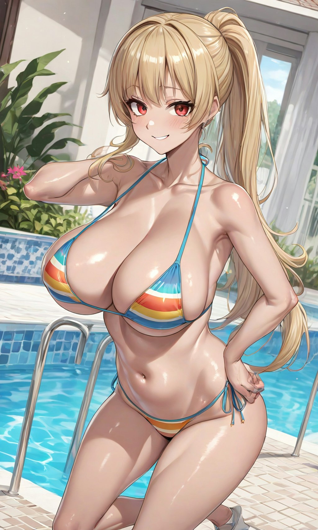 褐色ビキニギャル50