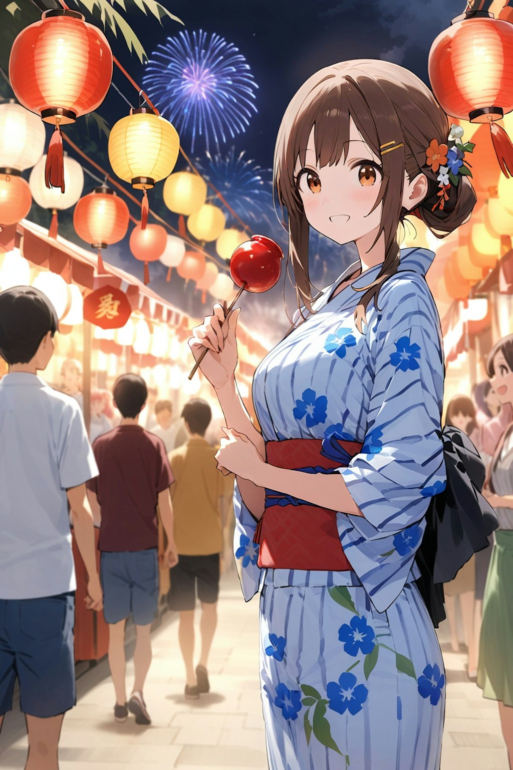 Girl at the festival