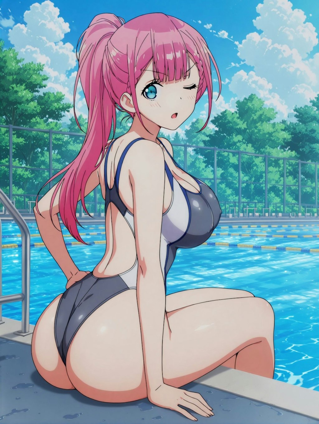 桐須真冬×競泳水着
