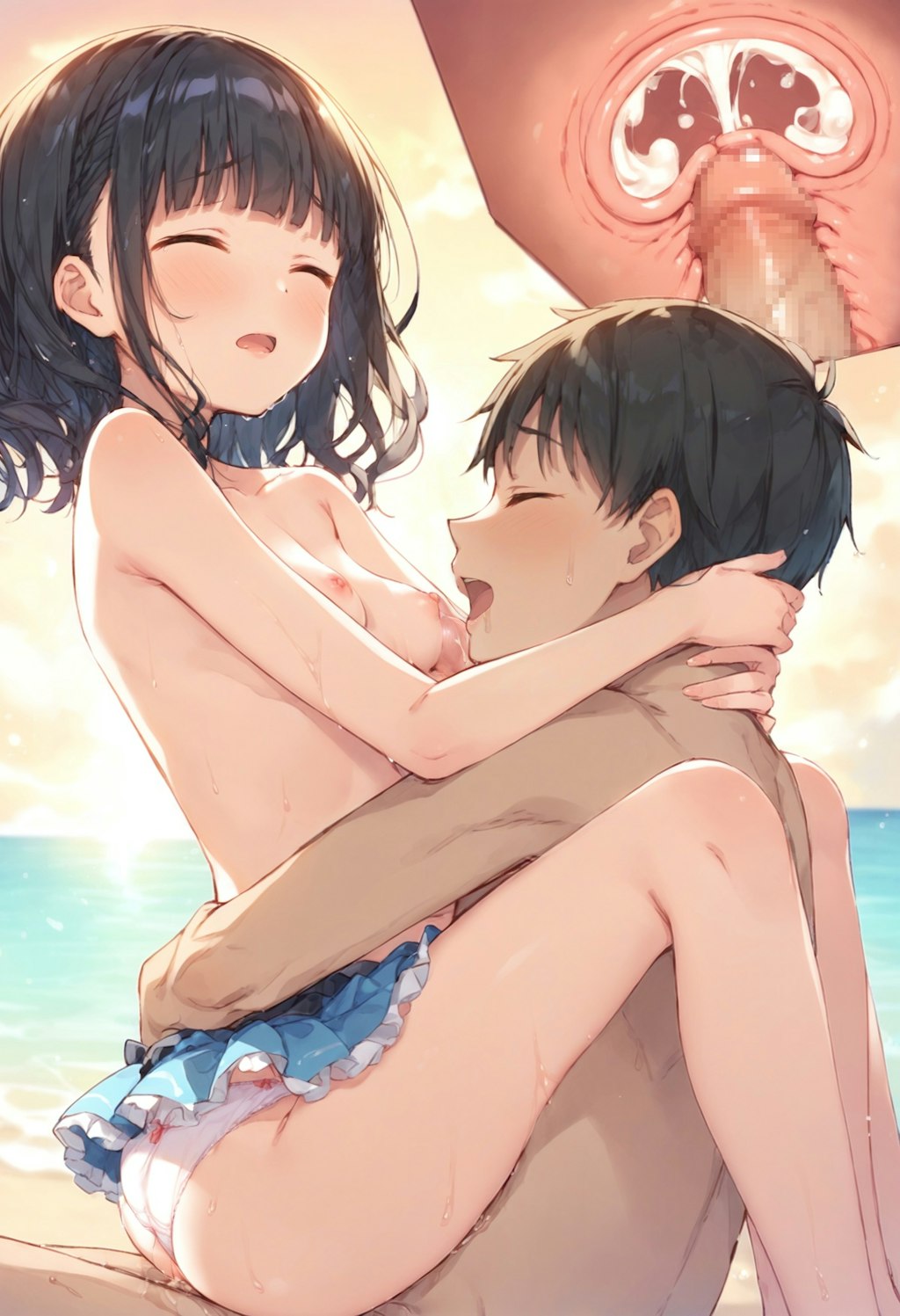 🏖️浜辺の彼女👧