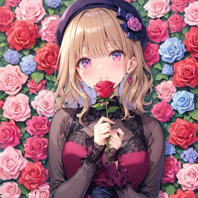 薔薇園の少女