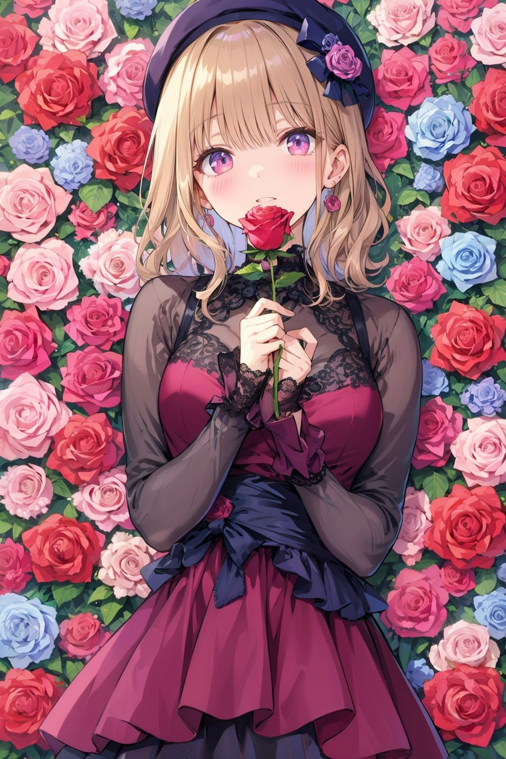薔薇園の少女