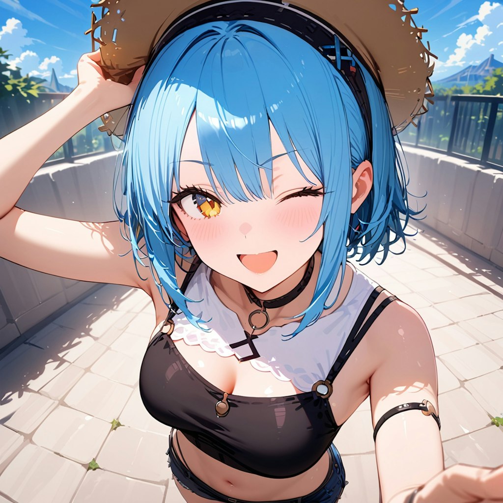 この先が海だから！