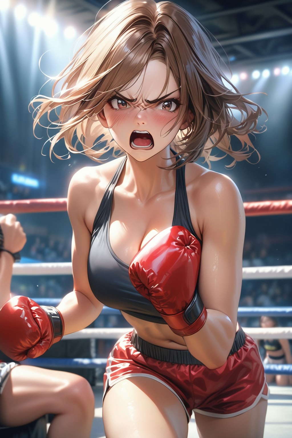 Female boxer