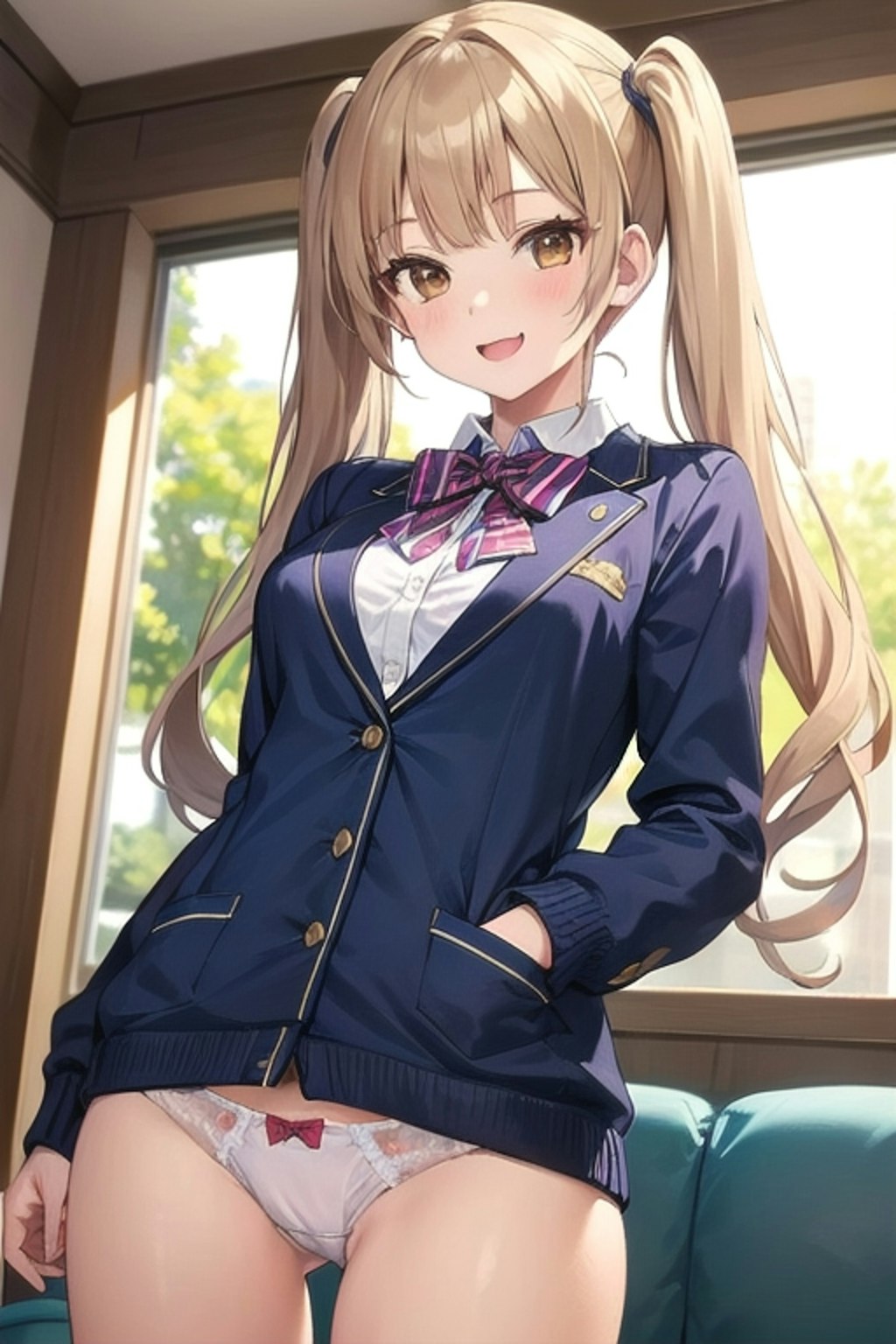 School twintails girl