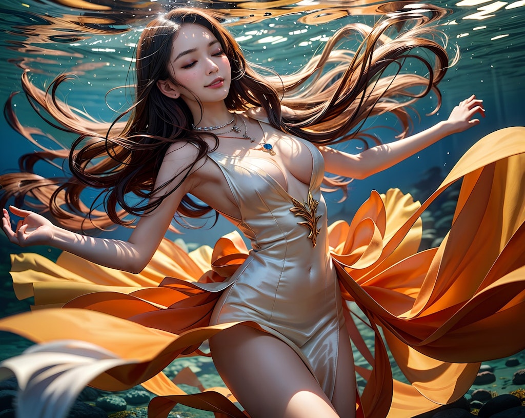 💕🌊🐬水中ダンス🐬🌊💕