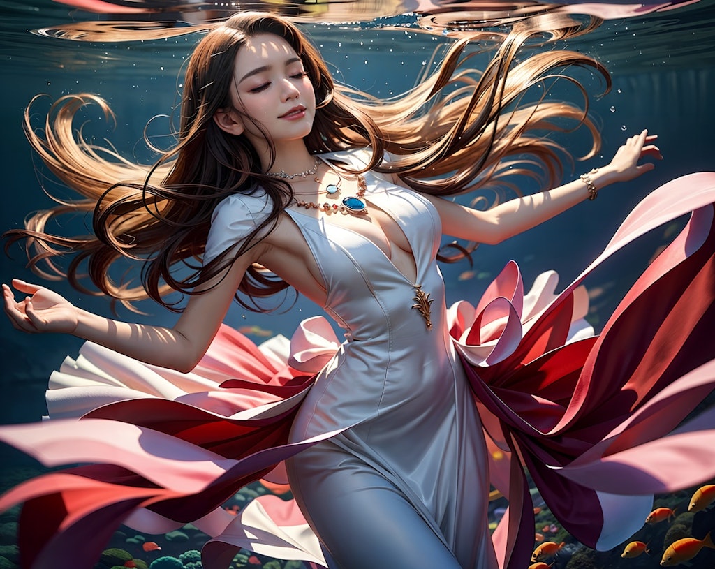💕🌊🐬水中ダンス🐬🌊💕
