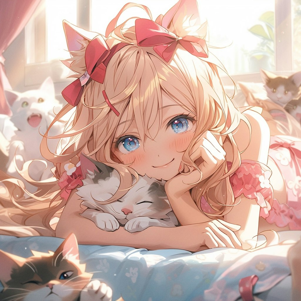 Cute Cat Girl • niji 33