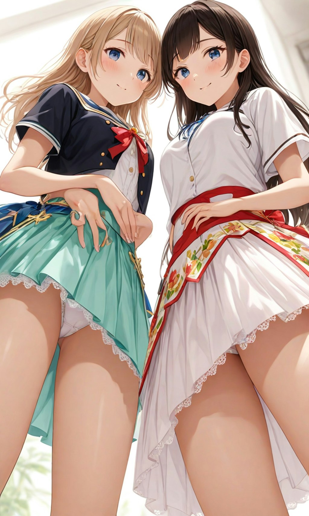 パンチラとセーラー服と女子高校生と