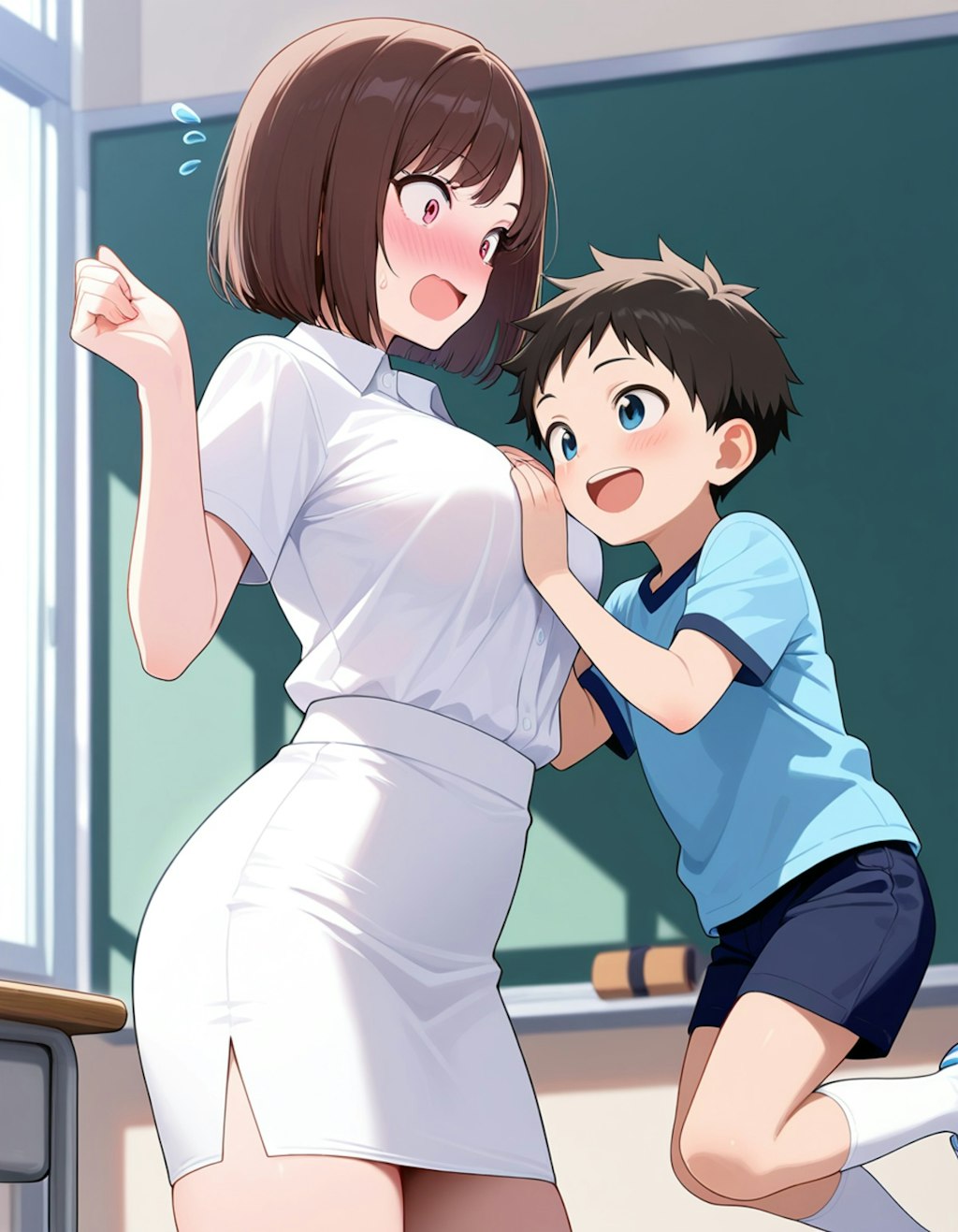 先生ボインターッチ