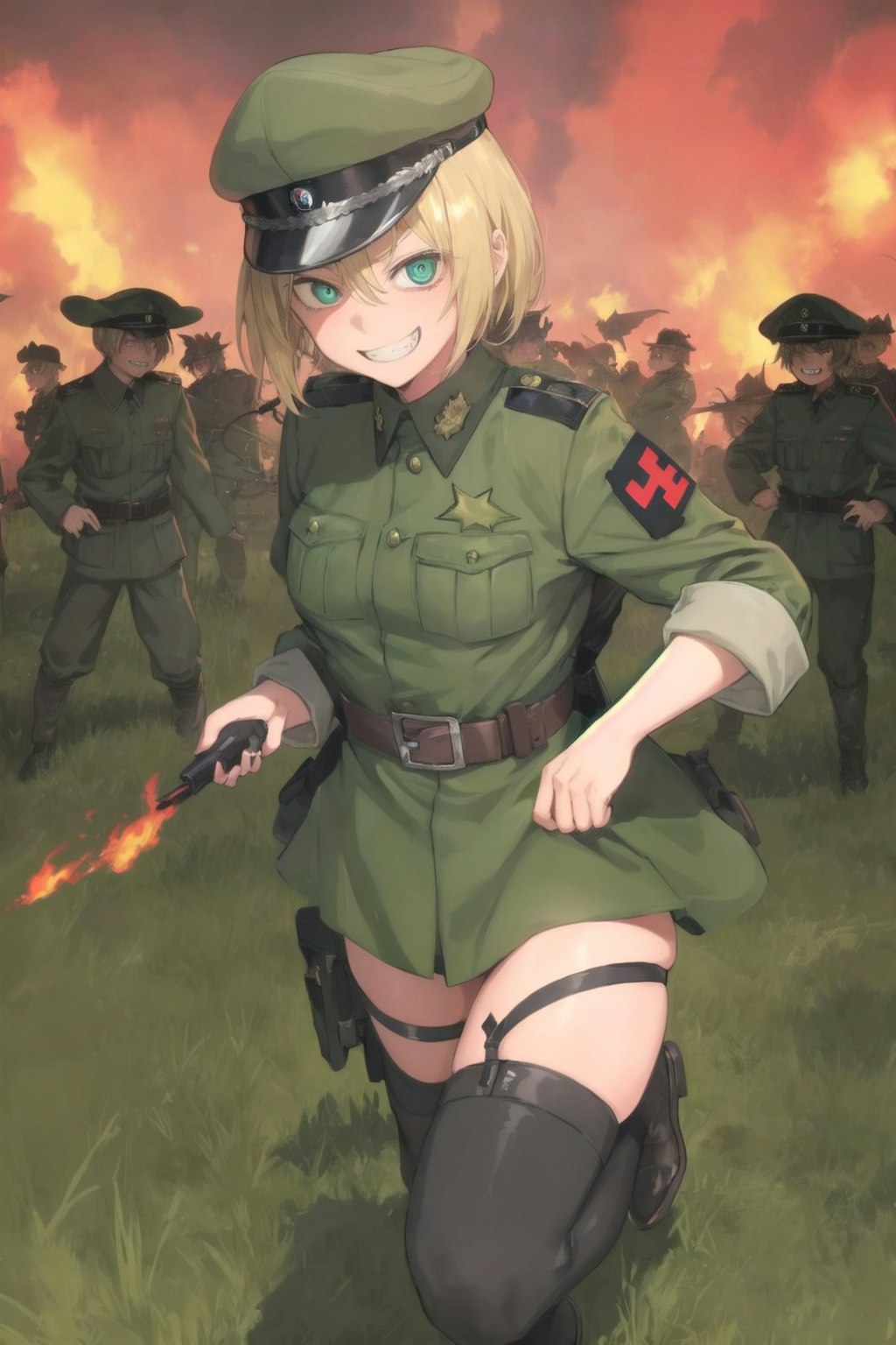 女悪魔の軍人