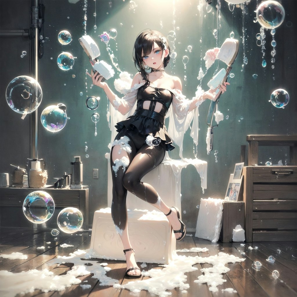 シャボンの中には夢がある，Dream in a bubble