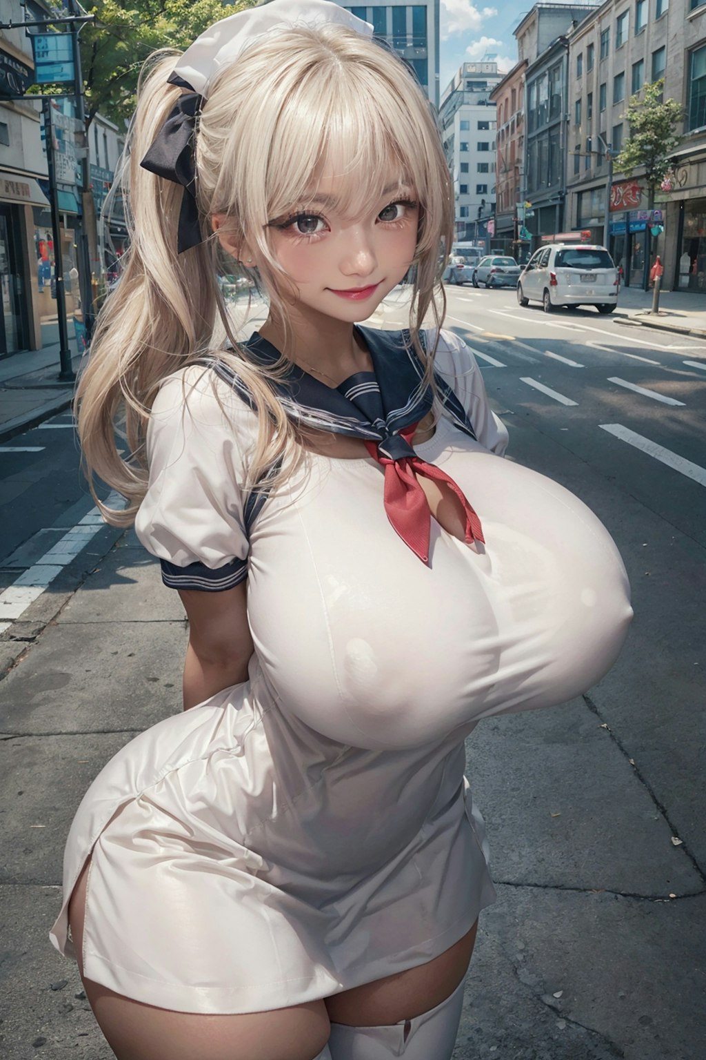 金髪爆乳黒ギャルちゃん%新モデルテスト