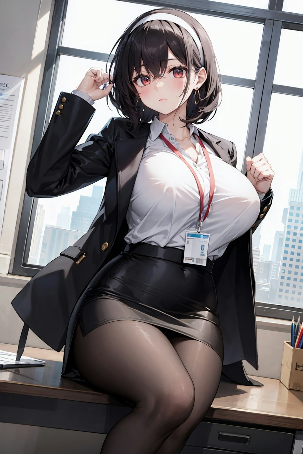 黒髪巨乳さん_01_OL