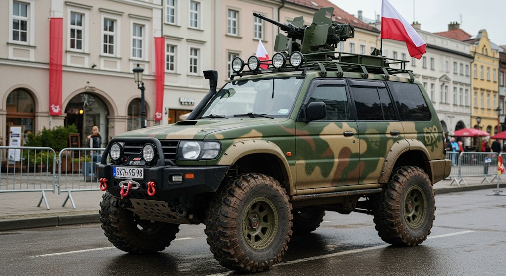 三菱パジェロ軍用車