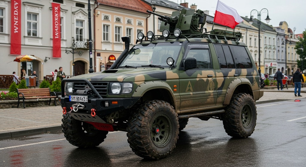 三菱パジェロ軍用車