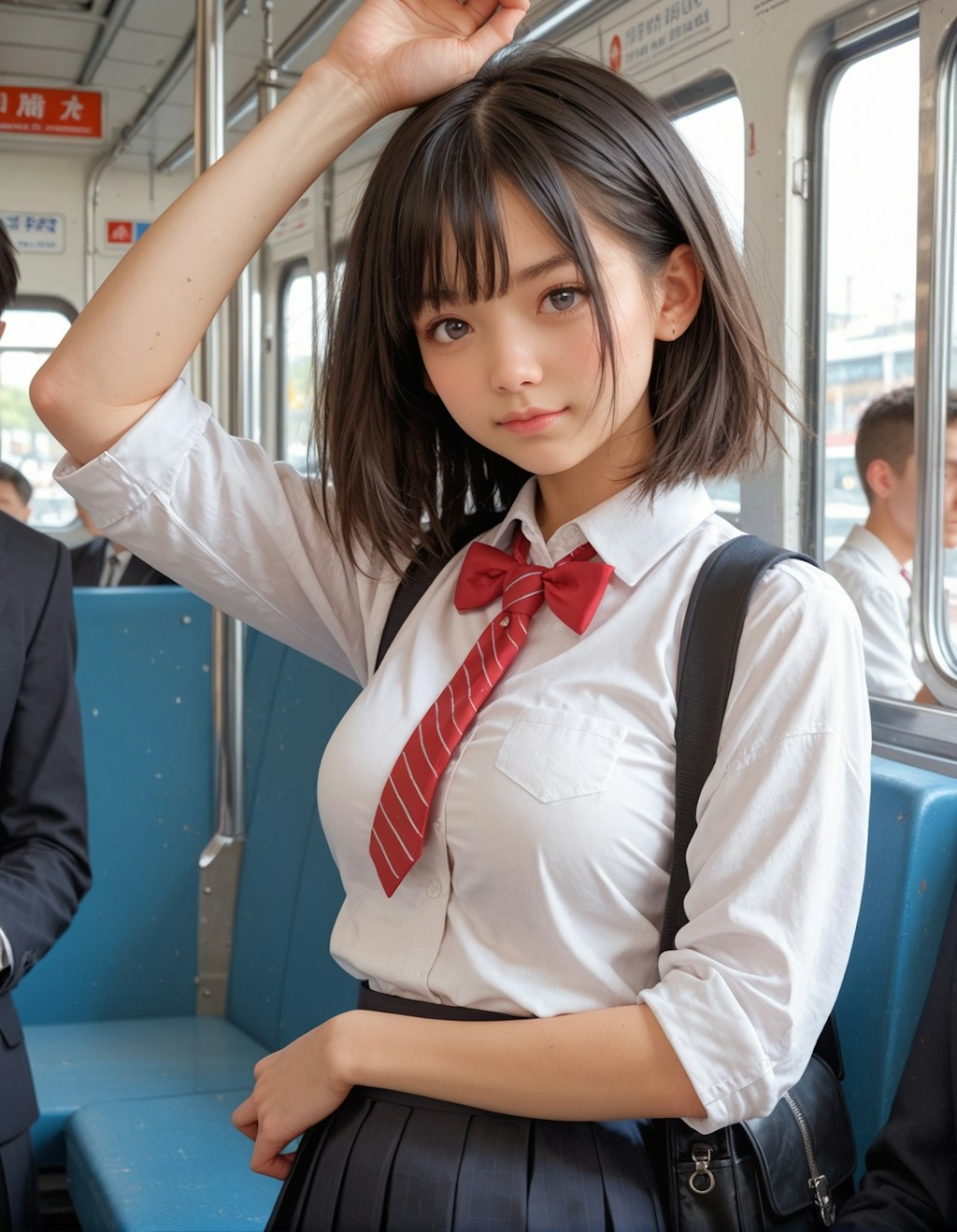 電車で見かける女の子